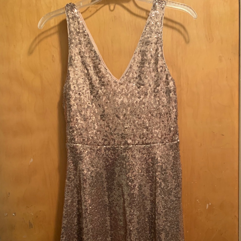 Rose gold dress